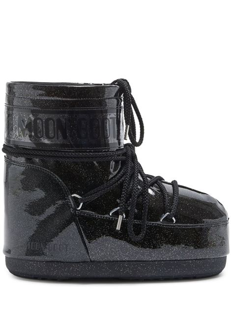 Stivali Icon Low Glitter in nero - MOON BOOT donna MOON BOOT | 80D1409440N001